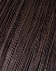 Nightfall is our darkest brown with cool undertones. Envision indulging in a 90% Cocoa Dark Chocolate bar - with zero calories.  Stylist lingo: Natural level 3/4 Harloc Tape-In Extensions are made from ethically sourced, premium, Remy Slavic Hair. These reusable hair extensions can be used to add length, volume, chemical-free colour, or to correct or enhance a haircut. Available in 16 beautiful shades. Combine multiple colours to create a custom colour blend and perfect match.