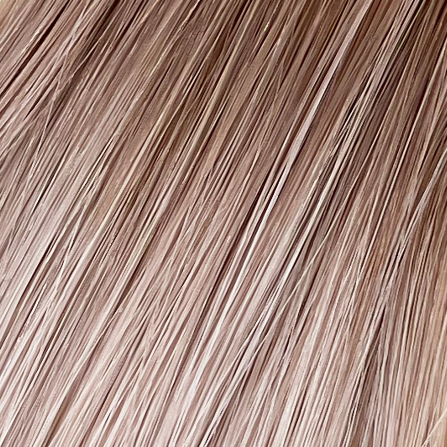 Vetiver Vanilla is our icy blonde, blended out from a Sand root.  Stylist lingo: Natural rooted level 8 blended into an icy level 10  Harloc Tape-In Extensions are made from ethically sourced, premium, Remy Slavic Hair. These reusable hair extensions can be used to add length, volume, chemical-free colour, or to correct or enhance a haircut. Available in 16 beautiful shades. Combine multiple colours to create a custom colour blend and perfect match.