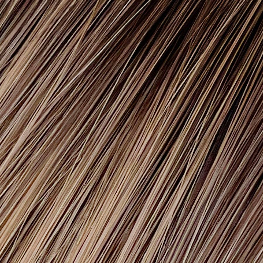 Spiced Suede is our flawless balayage brunette blend. Stylist lingo: Natural rooted level 6 blended into natural/gold dimensional levels 6 & 9The Harloc Ponytail Extension is our clip-in ponytail that is made from ethically sourced, Remy Slavic hair. It is a quick way to instantly add length and volume to your ponytail and it comes in two lengths, 18-20” and 20-24”. It comes with a velcro base and clip to secure the ponytail. Available in 10 of our beautiful shades.